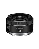 Canon RF 50mm F1.8 STM Objektiv | Kompakt und leicht, hohe Lichtstärke von 1:1,8, kompatibel mit Allen Canon Kameras der EOS R Serie Schwarz