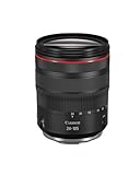 Canon Objektiv RF 24-105mm F4L IS USM Lens Zoomobjektiv Teleobjektiv passend für Kameras der EOS R-Serie (77mm Filtergewinde, Bildstabilisator, Nano USM Motor, Witterungsschutz), schwarz