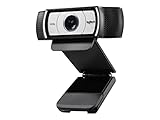 Logitech C930e Business-Webcam, Full-HD 1080p, 90° Blickfeld, 4-fach Zoom, Autofokus, RightLight 2-Technologie, Abdeckblende, Für Skype Business, WebEx, Lync, Cisco, etc., PC/Mac/ChromeOS - Schwarz