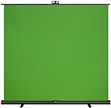 Elgato Green Screen XL - Extrabreites 2x1.82m Chroma-Key-Panel, Faltenfreies Material für Hintergrundentfernung für Streaming, Videokonferenzen auf Instagram, YouTube, TikTok, Zoom, Teams, OBS