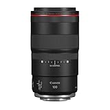 Canon Objektiv RF 100mm F2.8 L Macro is USM Makroobjektiv für EOS R5 / R6 (1,4 x Vergrößerung, 5 Stufen optischer Bildstabilisator, Dual Nano USM AF, Super Spectra Vergütung) schwarz