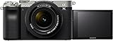 Sony Alpha 7C Spiegellose E-Mount Vollformat-Digitalkamera ILCE-7C (24,2 MP, 7,5cm (3 Zoll) Touch-Display, Echtzeit-AF) inkl. SEL-2860 Objektiv - Silber/Schwarz