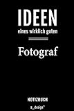 Notizbuch für Fotografen / Fotograf / Fotografin: Originelle Geschenk-Idee [120 Seiten kariertes blanko Papier]