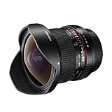 Walimex Pro 12 mm 1:2.8 Fish-Eye Objektiv DSLR (mit abnehmbarer Gegeblichtblende) für Sony E-Mount Bajonett schwarz