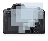 BROTECT Schutzglas für Canon EOS R5 (3 Stück) Schutzfolie Panzer-Folie Glas [Extrem Kratzfest 9H, Anti-Fingerprint, Ultra-Transparent]