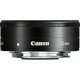 Canon EF-M 22mm F2 STM Pancake-Objektiv (43mm Filtergewinde) schwarz