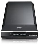 Epson Perfection V600, Fotoscanner, DIN A4 Tischscanner für Fotos, Filme, Dias und Negative, schnell und effizient, Flachbettscanner mit hoher Auflösung, schwarz/silber