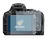 BROTECT (2 Stück Schutzfolie für Nikon D5600 Displayschutz Folie Ultra-Klar