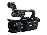 Canon XA40 Camcorder 4K (UHD Videokamera, 7,5 cm Touchscreen, 20x optischer Zoom, großer Weitwinkelbereich, Dual Pixel CMOS AF, 2 SD Kartenslots, MP4 Video Aufzeichnung) schwarz