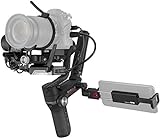 ZHIYUN WEEBILL-S [offiziell] 3-Achsen für Spiegelreflexkamera und spiegellose Kamera Canon/Sony/Panasonic/Nikon/Fujifilm DSLR Kamera (Pro Pack Bildübertragung)
