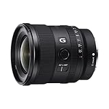 Sony SEL-20F18G Vollformat E-Mount Objektiv (FE 20mm F1.8, Ultraweitwinkel, leicht), schwarz