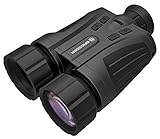 Bresser Digitales Nachtsichtgerät 5x42 mm mit Aufnahmefunktion, integriertem Infrarotsensor mit 200 m Reichweite und Speichermöglichkeit durch optionale MicroSD-Karte, schwarz