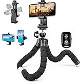 Handy Stativ, Mini Stativ für Smartphones und Kamera 360° Drehbare Handyhalterung Tripod Ständer