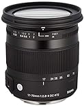 Sigma 17-70 mm f2,8-4,0 Objektiv (DC, Makro, OS, HSM, 72 mm Filtergewinde) für Nikon Objektivbajonett