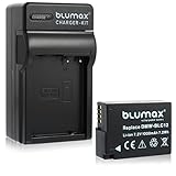 Blumax Akku ersetzt Panasonic DMW-BLC12 / DMW-BLC12-E 1000mAh + Ladegerät DMW-BLC12 | passend zu Lumix DMC: G5 | G6 | GX8 | G70 | G81 | GH2 | FZ200 | FZ300 | FZ1000 | FZ2000 | Leica V-Lux 4
