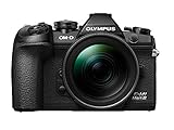 Olympus OM-D E-M1 Mark III Micro Four Thirds Systemkamera Kit inkl. M.Zuiko Digital ED 12-40mm f2.8 PRO Objektiv, 20 MP Sensor, 5-Achsen Bildstabilisierung, 4K Video, Wi-Fi,Bluetooth, Schwarz