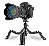 Coolwill® 11,5 Zoll PIPI Flexible Professional Stativ Tisch Stativ Federweg für DSLR Schnellverschluss mit Sicherungsring - Schwarz