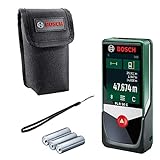 Bosch Laserentfernungsmesser PLR 50 C (Distanz bis 50m präzise messen, Touch-Display, Messfunktionen mit integrierter Hilfe)