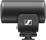 Sennheiser MKE 200 Kamera-Direktmikrofon | mit 3,5 mm-TRS- und TRRS-Anschlüssen | für DSLR, Kompaktkameras und Mobilgeräte (508897)