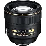 Nikon AF-S 85mm 1:1.4G Objektiv (77 mm Filtergewinde) inkl. HB-55