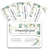 Fotospiel Hochzeit Eukalyptus für Gäste - Lustiges Hochzeitsspiel mit kreativen Fotoaufgaben für unvergessliche Erinnerungen (54 Karten)
