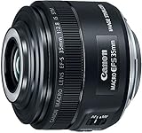 Canon EF-S 35mm F2.8 IS Macro STM Objektiv (49mm Filtergewinde) schwarz