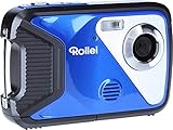 Rollei Sportsline 60 Plus - wasserdichte Digitalkamera mit 21 MP & Full HD Camcorder - Sports-Cam mit großem Display, 21 Motivprogrammen, robustes Case und einfacher Menüführung, perfekt für Kinder