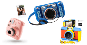 Digitalkameras, Camcorder und Sofortbildkameras für Kinder