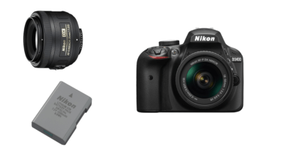 Objektive und Zubehör für die Nikon D3400